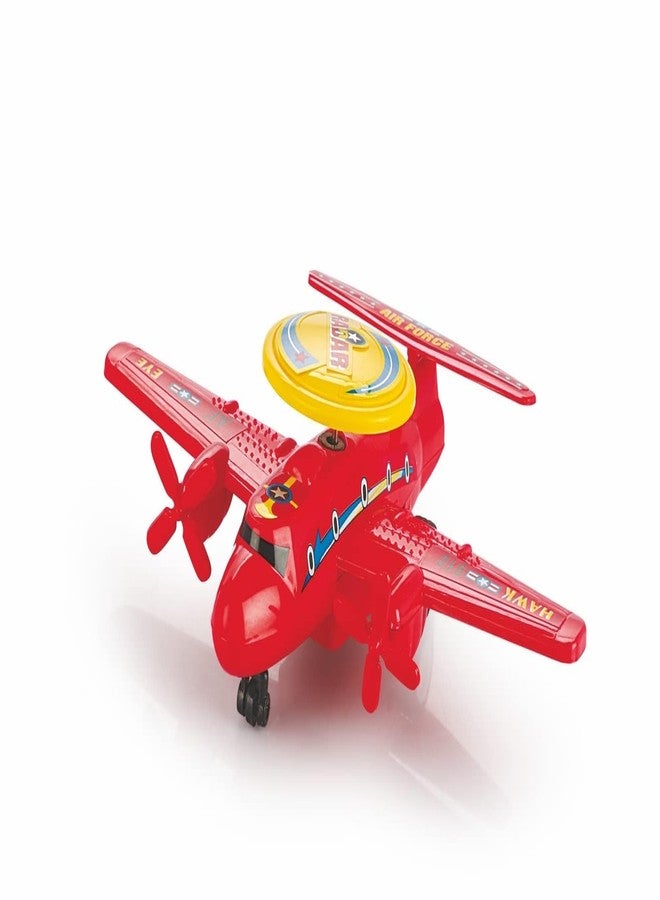 Toy Vibes لعبة طائرة بلاستيكية غير قابلة للكسر من توي فايبز على شكل عين الصقر، قابلة للسحب للخلف، مناسبة للأطفال من الجنسين، بتصميم أنيق، ألعاب زحف للأطفال (أبيض) (عبوة من 5 قطع) - Image 1